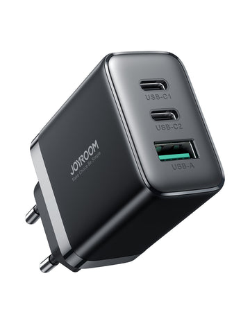 Incarcator Retea Joyroom JR-TCF10, 32W, 2xUSB-C, 1xUSB-A, PD, QC 3.0 - Negru