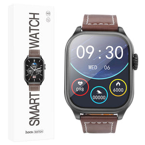 Ceas SmartWatch Hoco Y17, Sport, Call Version, iPhone67 Waterproof, 128MB, BT Dual - Negru