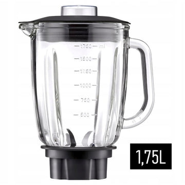 Blender Zilan ZLN5596 – 1400W, 1.75L, vas din sticlă, viteze ajustabile, inox