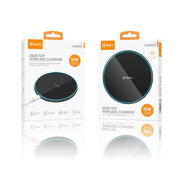 X-Start CDQ100, Incarcatoare Wireless, 15W, USB-A - Negru