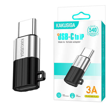 Adaptor OTG Transfer/Incarcare Kaku KSC-1418, USB-C la Lightning, Fast - Gri