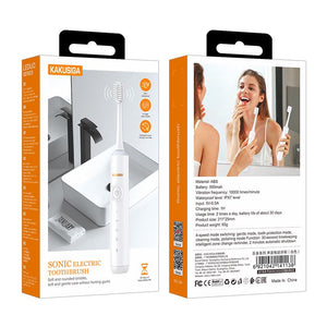 Kaku KSC-1541, Periuta de Dinti Electrica, Ultra-Sonic, 500mAh, Waterproof, Vibration - Alb