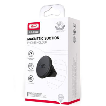 Suport Auto XO C98C, Magnetic, Montaj Ventilatie, MultiAngle, Compact Size - Negru