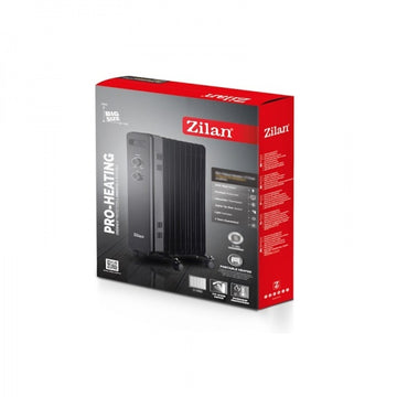 Calorifer electric Zilan ZLN8467, 2500W, 13 elementi, negru