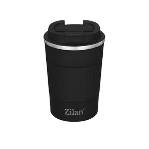 Cana termos cafea ZILAN, 510ml, inox, pereti dublii, mentine 12h rece / 6h cald, ZLN9922, negru