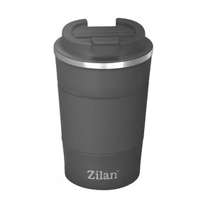 Cana termos cafea ZILAN, 510ml, inox, pereti dublii, mentine 12h rece / 6h cald, ZLN9923, gri