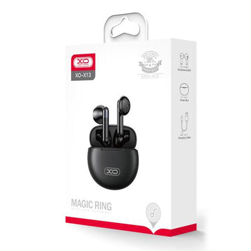 Casti Wireless XO X13, Ear Buds, BT 5.1, 200h StandBy, 300mAh, Magic Ring - Negru