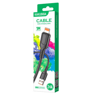Cablu Date si Incarcare Kaku KSC-805, USB-A la Lightning, 18W, 2.4A, 1m - Negru