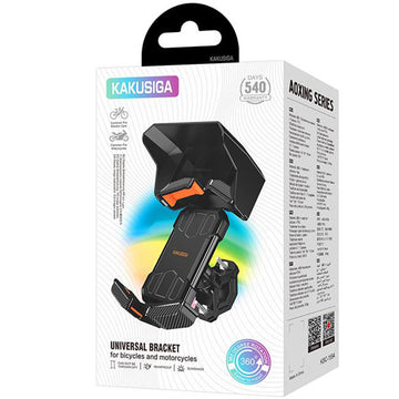 Suport Universal Moto/Bike Kaku KSC-1594, Montaj Ghidon, Secure Lock - Negru