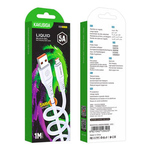 Cablu Date si Incarcare Kaku KSC-803, USB-A la MicroUSB, 18W, 2.4A, 1m - Alb