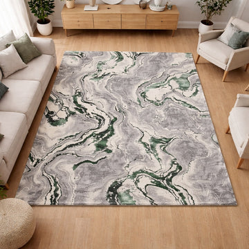 Covor Lirofe Aurum Galaxy Verde Smarald