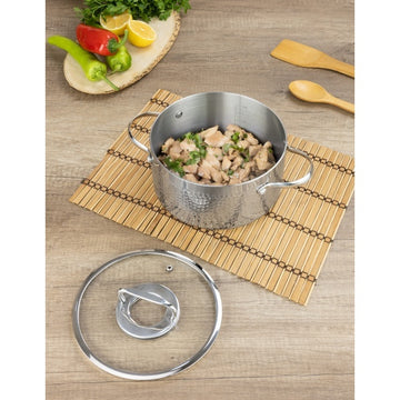 Cratita inox ZILAN, 4.5L, SS304 Tryply, manere nituite, ZLN1320, argintiu