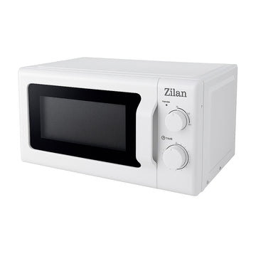 Cuptor cu microunde Zilan ZLN1174, 20 L, 700 W, 6 trepte putere, functie dezghetare, timer 30 min, alb