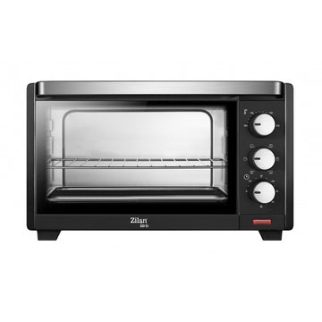 Cuptor electric Zilan ZLN0980 IDRIS, 19 L, 1380 W, temperatura reglabila 230°C, timer 60 min, functie ventilatie, negru