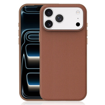 Husa Woven pentru iPhone 18 Pro Max, MagCase, TechWoven Piele, Soft Craft - Maro