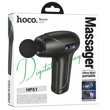 Hoco HP51, Aparat de Micro-Masaj, Ultra, X5 Capete Interschimbabile, 5h - Gri