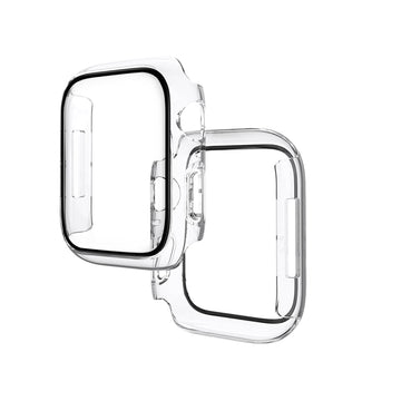 Folie Integrata Hoco WS4, Rama Protectie cu Folie Integrata, iWatch Series 7/8, PC, 41mm - Transparent