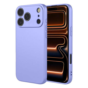 Husa Soft pentru iPhone 17 Pro, MicroFiber, TPU - Pastel Lila