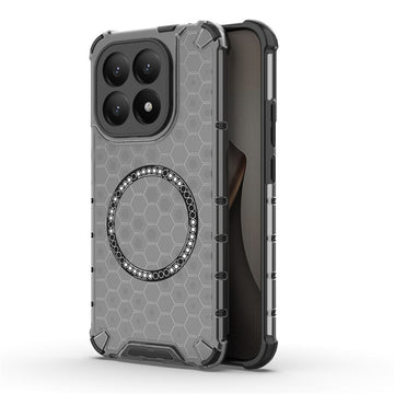 Husa HoneyComb pentru Honor 400, cu Extra Protectie Colturi, cu MagSafe - Gri