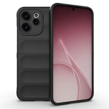 Husa Wave pentru Oppo, Reno 15F, Grip Anti-Shock, TPU - Night negru