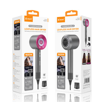 X-Start (H100) - Uscator de par, Smart, 3 viteze, HighSpeed, 1600W, Gray
