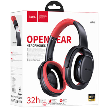 Casti Wireless Hoco W67, Over Ear, BT 5.4, Reducere Zgomot ANC - Negru