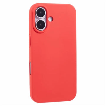Husa Soft pentru iPhone 16, MicroFiber, TPU - Rosu
