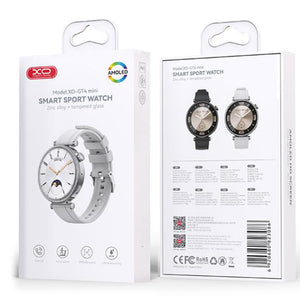 Ceas SmartWatch XO GT4, Amoled, Wireless, Waterproof, Functii multiple, Talking - Argintiu