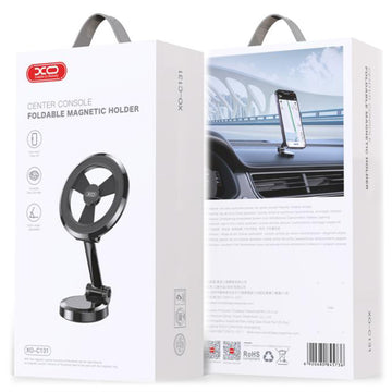 Suport Auto XO C131, Magnetic, Montaj Bord, MagRing, MultiAngle - Gri inchis