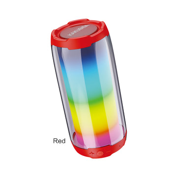 Boxa Portabila Kaku KSC-611, BT 5.0, Colorful Light, 10W, TWS - Rosu