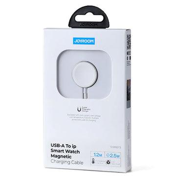 Incarcator Wireless Joyroom S-IW001S, iWatch, Magnet, 2.5W, 3A, Qi Charging - Alb
