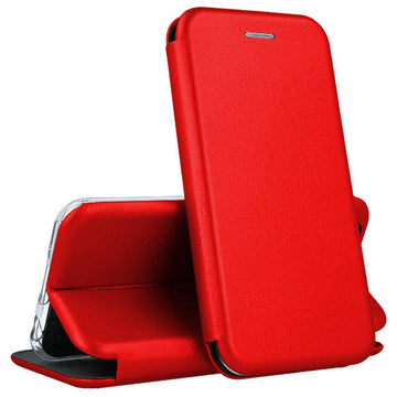 Husa Flip pentru Honor 90 Lite, Magnetic Shell - Rosu