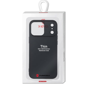 Husa X-Level Thin pentru iPhone 17 Pro Max - Negru