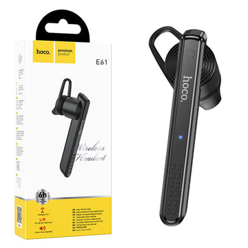 Casti Hoco E61, In Ear, BT 5.1, 180h StandBy, 40mAh, Driving, SP, Gorgeous - Negru
