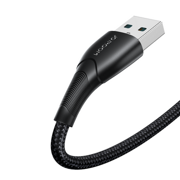 Cablu Date si Incarcare Joyroom SA32-AC3, USB-A la USB-C, 3A, 1m - Negru