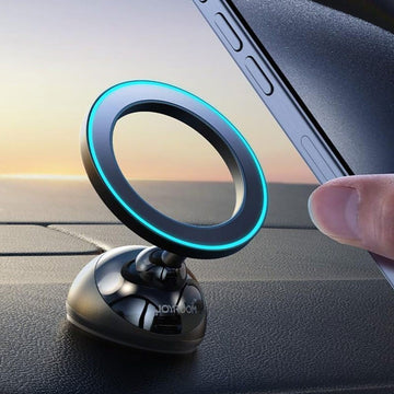 Suport Auto Joyroom JR-ZS357, Magnetic Ring, Montaj pe Consol, MultiAngle - Negru