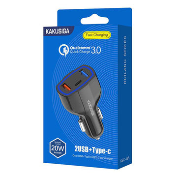 Incarcator Kaku KSC-485 Auto, 20W - Negru