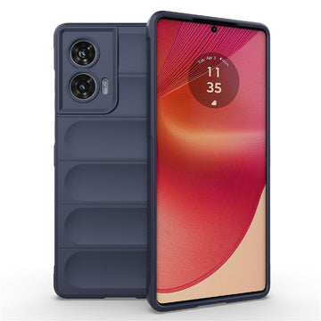 Husa Wave pentru Motorola Edge 50, Fusion, Grip Anti-Shock, TPU - Bleumarin
