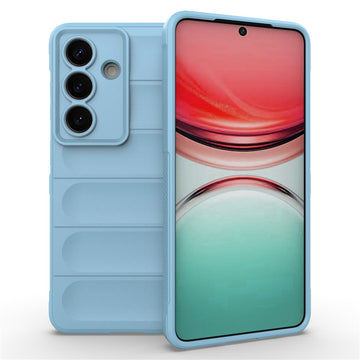 Husa Wave pentru Samsung S26 Fe, Samsung Galaxy S26 Fe, Grip Microfiber, ShockProof - Bleu