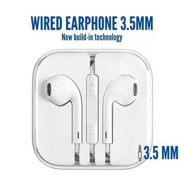 Casti cu Fir In Ear 3.5mm 1.2m Mic & Volume Key HiFI White Kaku KSC-514
