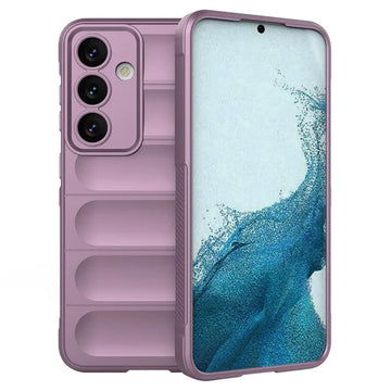 Husa Wave pentru Xiaomi 14 Ultra, Grip Microfiber, ShockProof - Mov deschis