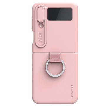 Husa Nillkin pentru Samsung Z Flip 4, CamShield Silky, TPU - PEACH Light