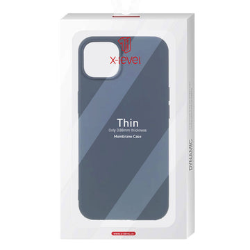 Husa X-Level Thin pentru iPhone 14 Pro Max, MicroFiber - Gri