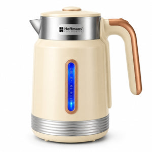 Fierbator electric Hoffmans HM-2547, 1800W, 2.5L, Rotire 360°, Indicator LED, Oprire automata, Crem