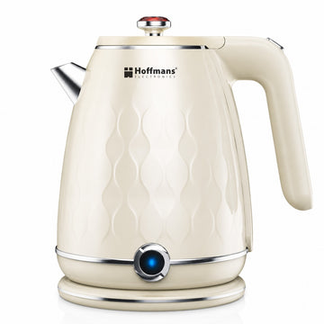 Fierbator Electric Hoffmans HM-2566, 2000W, 2L, Inox 304, Rotire 360°, LED, Bej