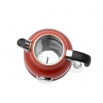 Fierbator Retro Zilan ZLN7033 Rosu, 2200W, 1.7L, baza rotativa 360°, indicator temperatura, oprire automata