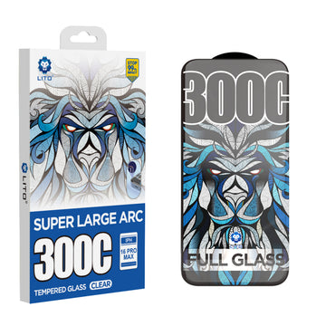Folie D+ Pro Clear pentru iPhone 16 Pro Max - Rama neagra