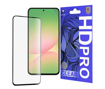 Folie Clear pentru Samsung A56, AntiStatic Glass - Transparent / Negru