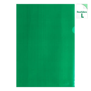 Folie de protectie Noki 4815, A4, portret, 70 microni, deschidere in L, plastic, verde , set 100 buc
