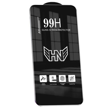Folie Clear pentru iPhone 15, Full Glass - Transparent / Negru